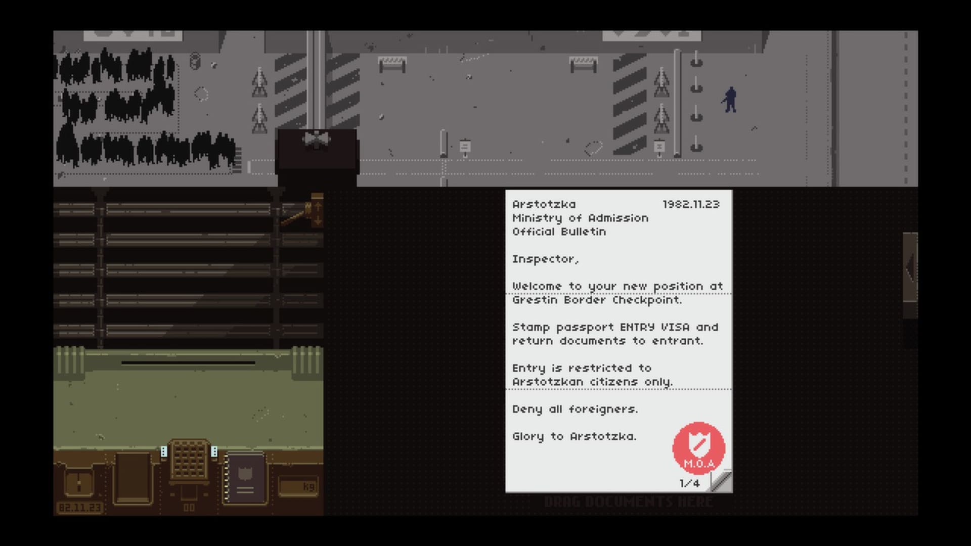 Papers, Please — Screenshot 2/6