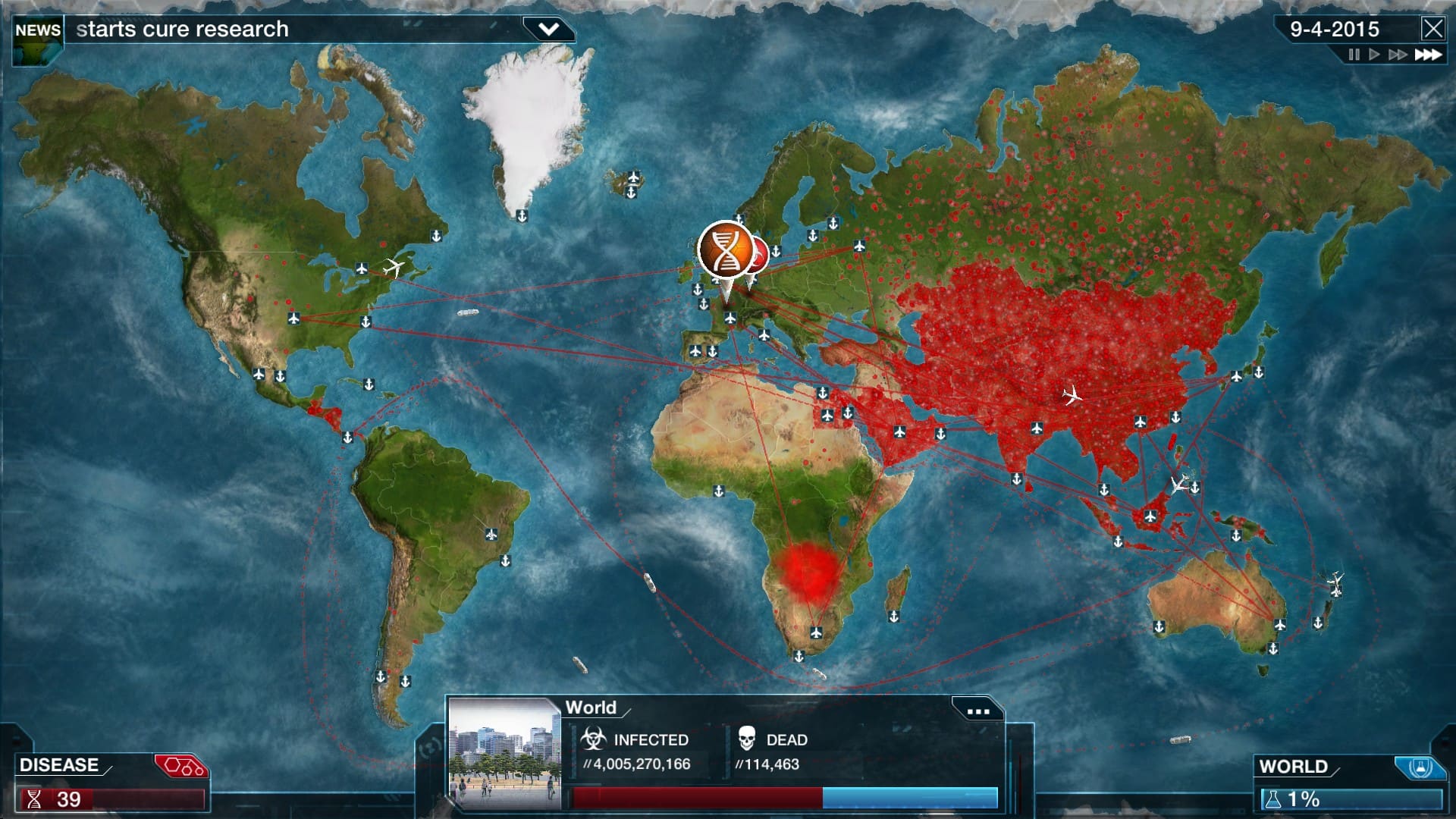 Plague Inc: Evolved — Screenshot 1/6