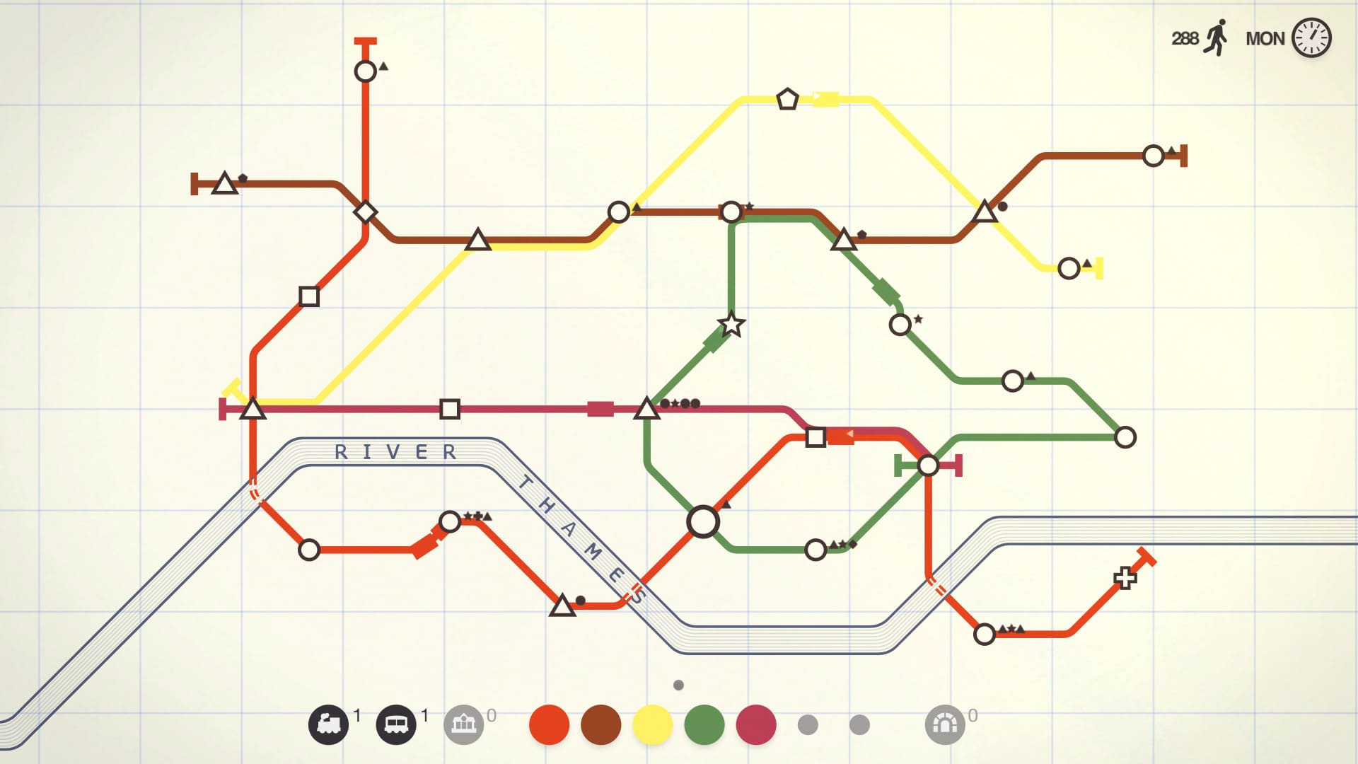 Mini Metro — Screenshot 2/6