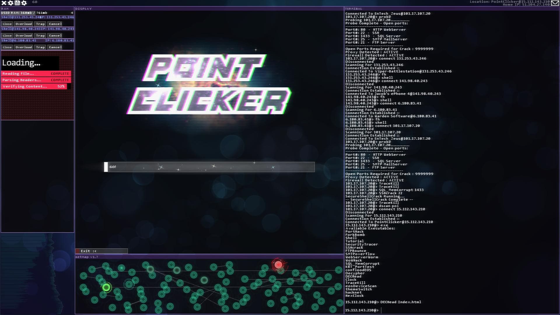 Hacknet — Screenshot 2/6