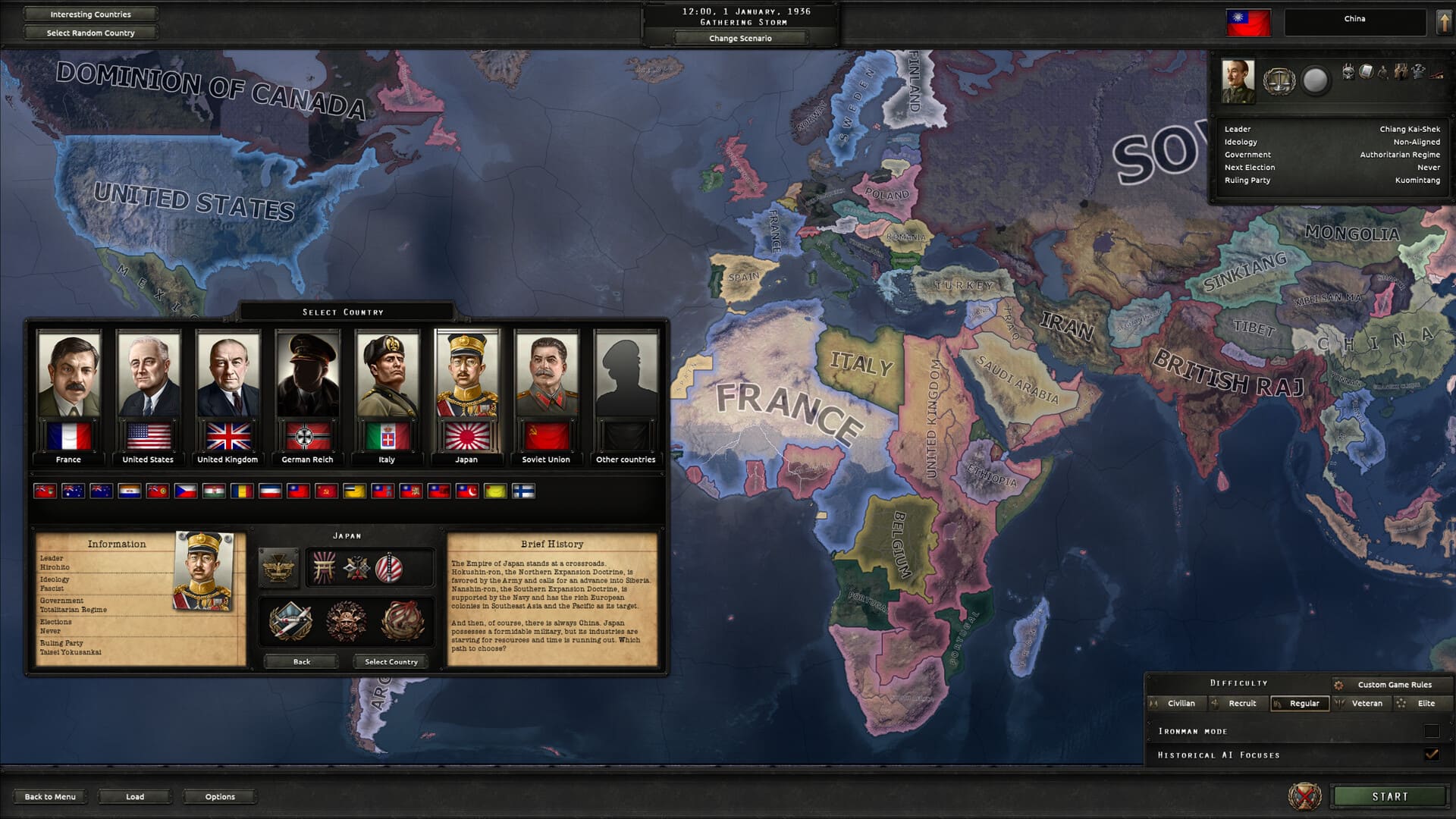 Hearts of Iron IV — Screenshot 2/6