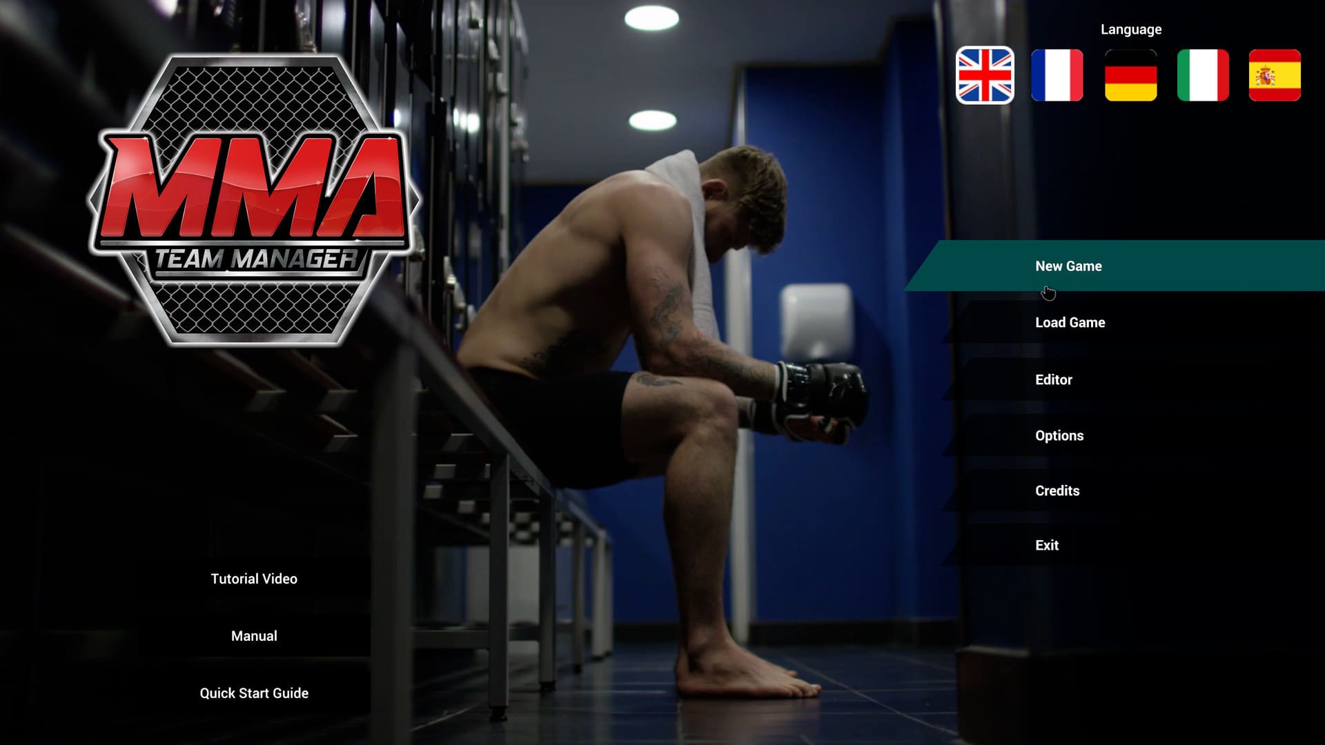 MMA Team Manager — Screenshot 1/6