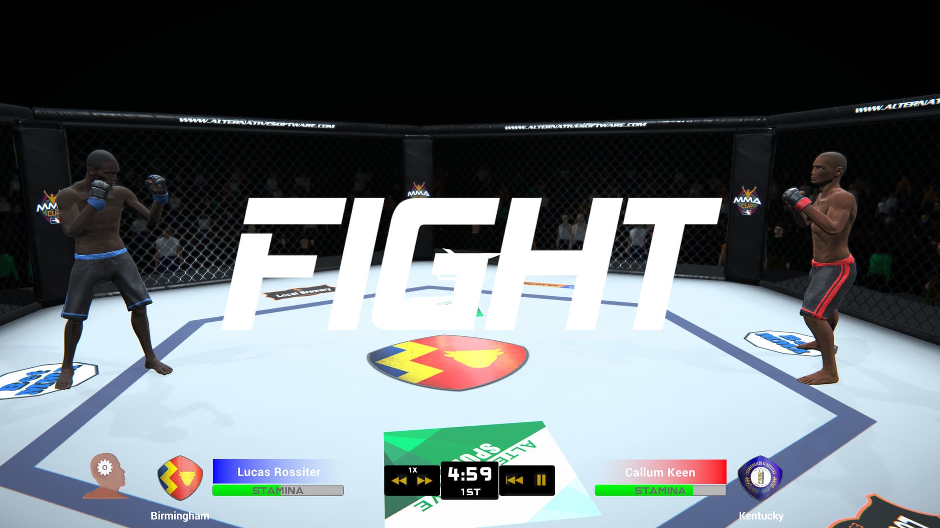 MMA Team Manager — Screenshot 2/6